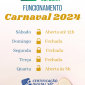 Comunicado CDL: funcionamento no período carnavalesco 2024
