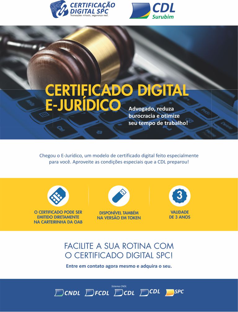 Certificado Digital e-Advogado A3 De 3 Anos Em Token – Ascon
